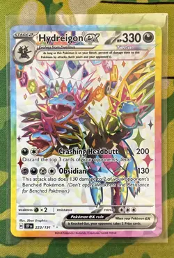 Hydreigon EX Surging Sparks 223/191 Ultra Rare Full Art - Nm - POKEMON - Image 1