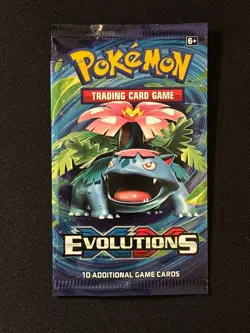 EMPTY Evolutions XY Booster Pack Box Pokemon Card Venusaur - Image 1