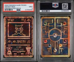 PSA 9 Ancient Mew Holo 2000 Pokemon Movie Game Promo w/ Swirl ￼ - Image 3