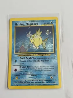 Pokemon Shining Magikarp 66/64 - Neo Revelation Secret Rare NM - Image 1