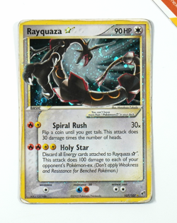 Pokemon Rayquaza Gold Star 107/107 Ex Deoxys English Holo - Image 1