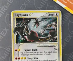 Pokemon Rayquaza Gold Star 107/107 Ex Deoxys English Holo - Image 3