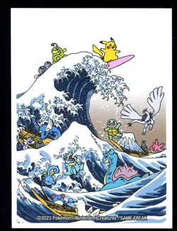 Great Wave Pikachu & Friends 65 Sleeves Japanese Pokemon Center Exclusive Sealed - Image 1
