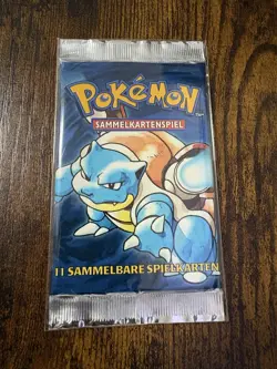 Pokemon Booster Base Set Turtok / Blastoise Edition 1999 Deutsch/German sealed - Image 1