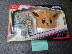 Pokemon Prismatic Evolutions Accessory Pouch Special Eevee Collection Scarlet - Image 2