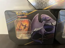 Pokemon TCG: Crown Zenith Tin Set of 3 - Galarian Articuno Zapdos Moltres SEALED - Image 3