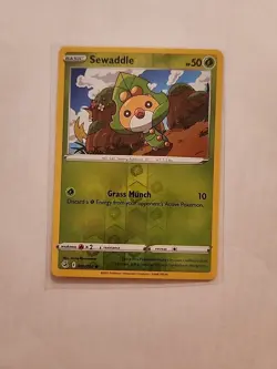 Sewaddle Reverse Holo 9/264 Pokemon TGC Fusion Strike - Image 2