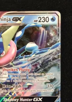 Pokemon TCG Greninja GX Forbidden Light Holo Rare 24/131 NM-MINT Condition - Image 3