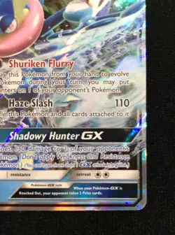 Pokemon TCG Greninja GX Forbidden Light Holo Rare 24/131 NM-MINT Condition - Image 4