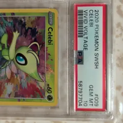 Pokemon Vivid Voltage Celebi 009/185 Amazing Rare PSA 10 Gem Mint - Image 4