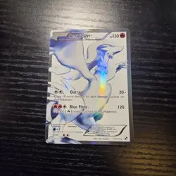 Reshiram 113/114 Full Art Ultra Rare Pokemon Black And White NM English - Image 1