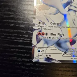Reshiram 113/114 Full Art Ultra Rare Pokemon Black And White NM English - Image 4