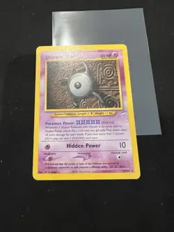 Unown [X] 30/105 Neo Destiny Card TCG Nintendo Pokemon - Image 1
