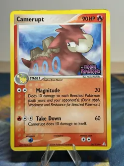 Camerupt 36/110 Ex Holon Phantoms Pokemon TCG Reverse Holo Stamped Card HP - Image 1