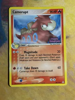 Camerupt 36/110 Ex Holon Phantoms Pokemon TCG Reverse Holo Stamped Card HP - Image 2