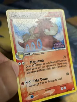 Camerupt 36/110 Ex Holon Phantoms Pokemon TCG Reverse Holo Stamped Card HP - Image 4