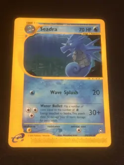 Seadra Aquapolis 58/147 Uncommon Vintage WOTC era E-Reader Pokemon Card - Image 1