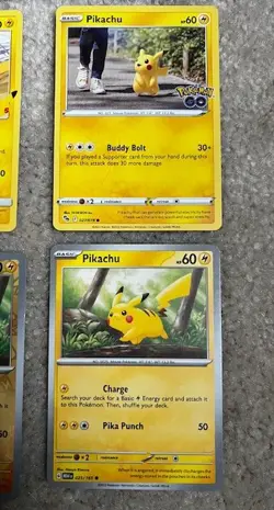 Pokemon Pikachu 12 card mixed lot; 6 Holo's and Reverse Holo included! - Image 4