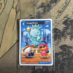 Gingerbrave Cookie Run Braverse TCG 2025 Gen Con Exclusive Promo Card - Image 1