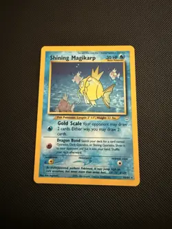 Pokemon TCG Shining Magikarp Neo Revelation Holo Card 66/64 Secret Rare - Image 1