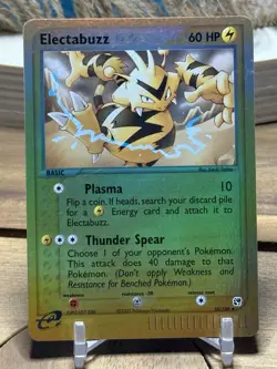 📈 Electabuzz EX Sandstorm 35/100 Reverse holo NM- EX Pokemon Card 2003- 🦄 TCG - Image 1