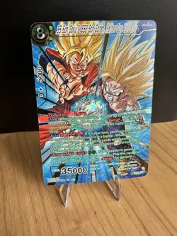 SS Son Goku & SS2 Son Gohan, Father-Son Solidarity BT21-079 SPR DBS Card - Image 1