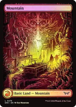 Foil Land Set (Full Art) [Duskmourn: House of Horror] MTG - Image 5