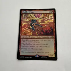 MTG Spider-Punk 0092 Foil Marvel's Spider-Man NM SPM - Image 1