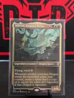 Miirym, Sentinel Wyrm 542 Foil Etched Commander Legends Baldur's Gate CLB MTG NM - Image 1