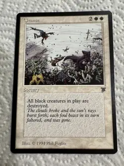 MTG - Cleansee - Legends - LP/NM White Rare Vintage - Image 1