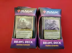 Savage Hunger & Faerie Schemes Sealed Brawl Decks MtG Korvold & Alela - Image 1