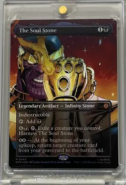 MTG Marvel’s Spider-Man The Soul Stone Legendary Artifact MYTHIC FOIL #0243 - Image 1