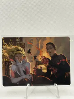 Heroes' Hangout MTG Marvel's Spider-Man Art Series #14/54 NM+ - Image 1