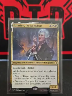 Astarion, the Decadent R Regular #265 | CLB Battle for Baldur's Gate | MTG - Image 1