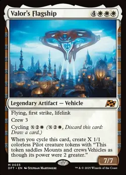 1 x Valor's Flagship - Aetherdrift - NM-Mint - MTG - Image 1