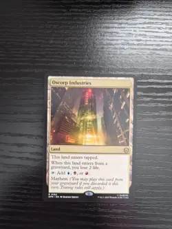 MTG Marvel's Spider-Man - Oscorp Industries (182) - Rare - NM/MT - Image 1