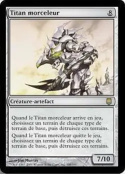 mtg magic Sundering Titan darksteel FRENCH vf fr Titan morceleur sombracier - Image 1