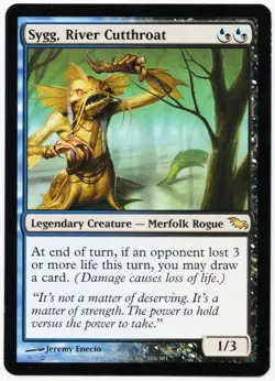 MTG Sygg, River Cutthroat #176 Shadowmoor Regular NM/M - Image 1