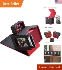 Ultimate MTG Commander Deck Box with Dice Tray - U-Shaped Design for Easy Access - Image 1