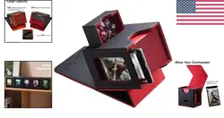 Ultimate MTG Commander Deck Box with Dice Tray - U-Shaped Design for Easy Access - Image 2