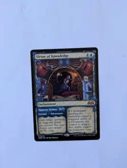 MTG Magic the Gathering Virtue of Knowledge (279/475) Wilds of Eldraine LP - Image 1
