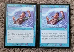 MTG- Submerge x2 2x - Nemesis Magic NM-LP - Image 1
