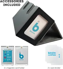 MTG Deck Box with 2 Commander Display Windows Double Deck Box for 280+ Single - Image 3