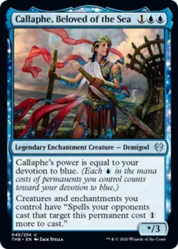 Callaphe, Beloved of the Sea Light Play, English Magic the Gathering MTG Theros - Image 1