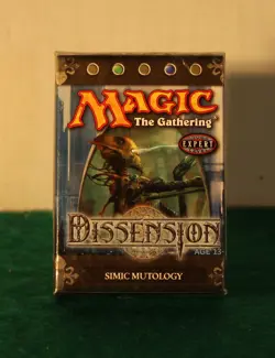 MTG Dissension SIMIC MUTOLOGY Theme Deck--Factory Sealed--Plus BCW Deck Guards - Image 1