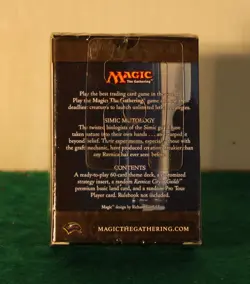 MTG Dissension SIMIC MUTOLOGY Theme Deck--Factory Sealed--Plus BCW Deck Guards - Image 2