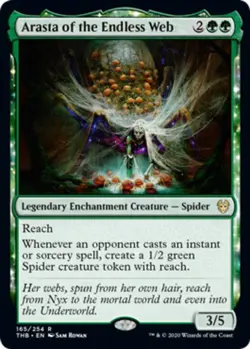 Arasta of the Endless Web Light Play, English Magic the Gathering MTG Theros Bey - Image 1