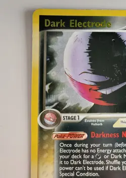 HP - Pokemon Stamped Reverse Holo Dark Electrode 4/109 - Team Rocket Returns - Image 5