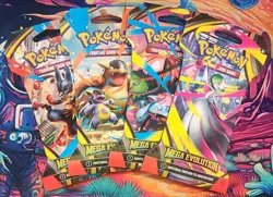 🔥Pokemon Mega Evolution Sleeved Booster Pack Random Art Factory Sealed - Image 1