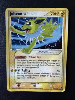 POKEMON TCG - POWER KEEPERS - JOLTEON GOLD STAR HOLO 101/108 HP+ - Image 1